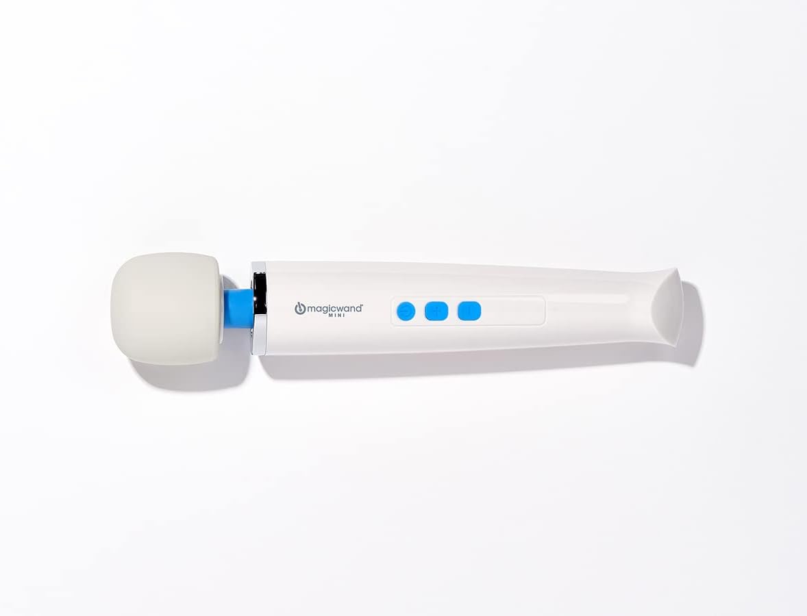 Mini HV-135 Cordless Multi-Speed Personal Massager - Compact Design with Soft Silicone Head & Flexible Neck for Neck, Hand, Back, Muscle, and Head Relief