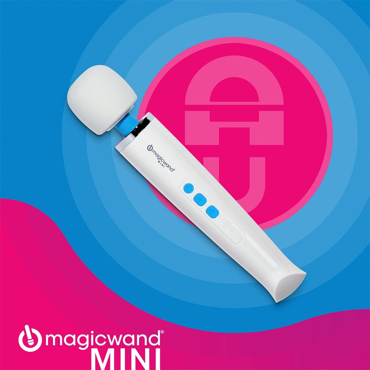 Mini HV-135 Cordless Multi-Speed Personal Massager - Compact Design with Soft Silicone Head & Flexible Neck for Neck, Hand, Back, Muscle, and Head Relief